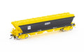 Auscision VGH-51 BGGX Grain Hopper SSR Yellow/Black with SSR Logo 4 Wagon Pack HO Scale