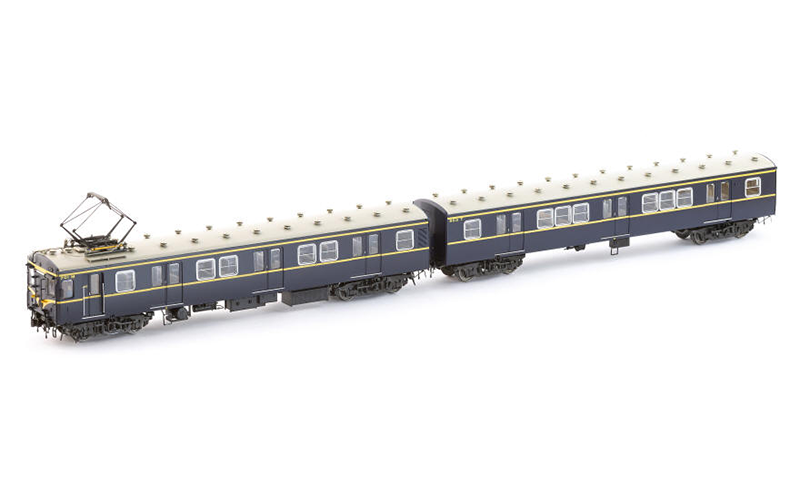 Auscision VPS-47s Harris VR Blue/Gold 1975-1988 Era 3 Door Type 2 7 Car Set DCC Sound Equipped HO Scale