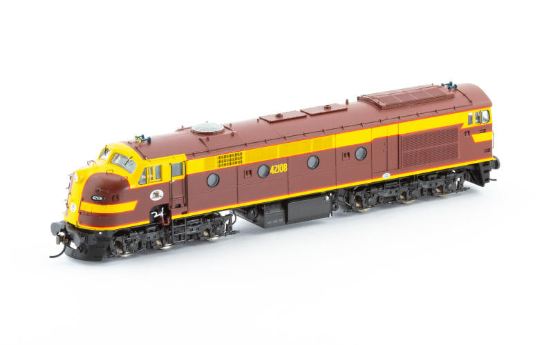Auscision 421-23s 42108 NSWGR Indian Red - Red Lining Duck Egg Logo and No Pin Stripes DCC Sound Equipped HO Scale