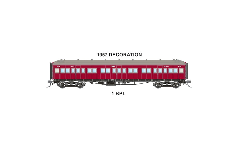 Austrains Neo PL 010 PL Passenger Carriage 1 BPL 1957- HO Scale