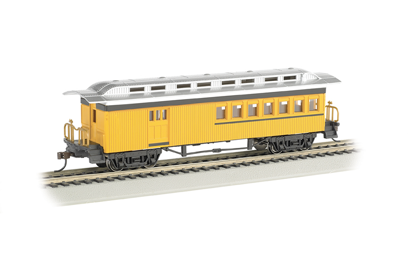 Bachmann 13503 Combine 1860-80 Era Painted Unlettered Yellow HO Scale