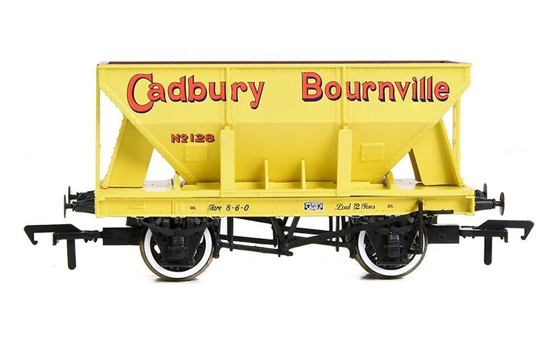Bachmann Branchline 37-510 24T Ore Hopper 'Cadbury Bournville' Yellow OO Scale
