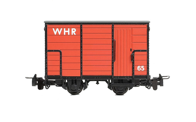 Bachmann Narrow Gauge 393-102 RNAD Enclosed-End Brake Van WHR Red OO9 Scale