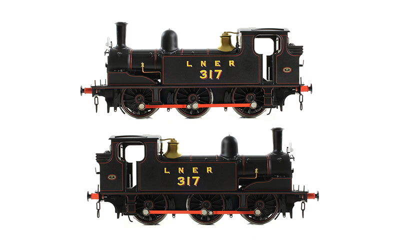Bachmann Branchline 31-066 NER E (J71) Tank 317 LNER Lined Black OO Scale