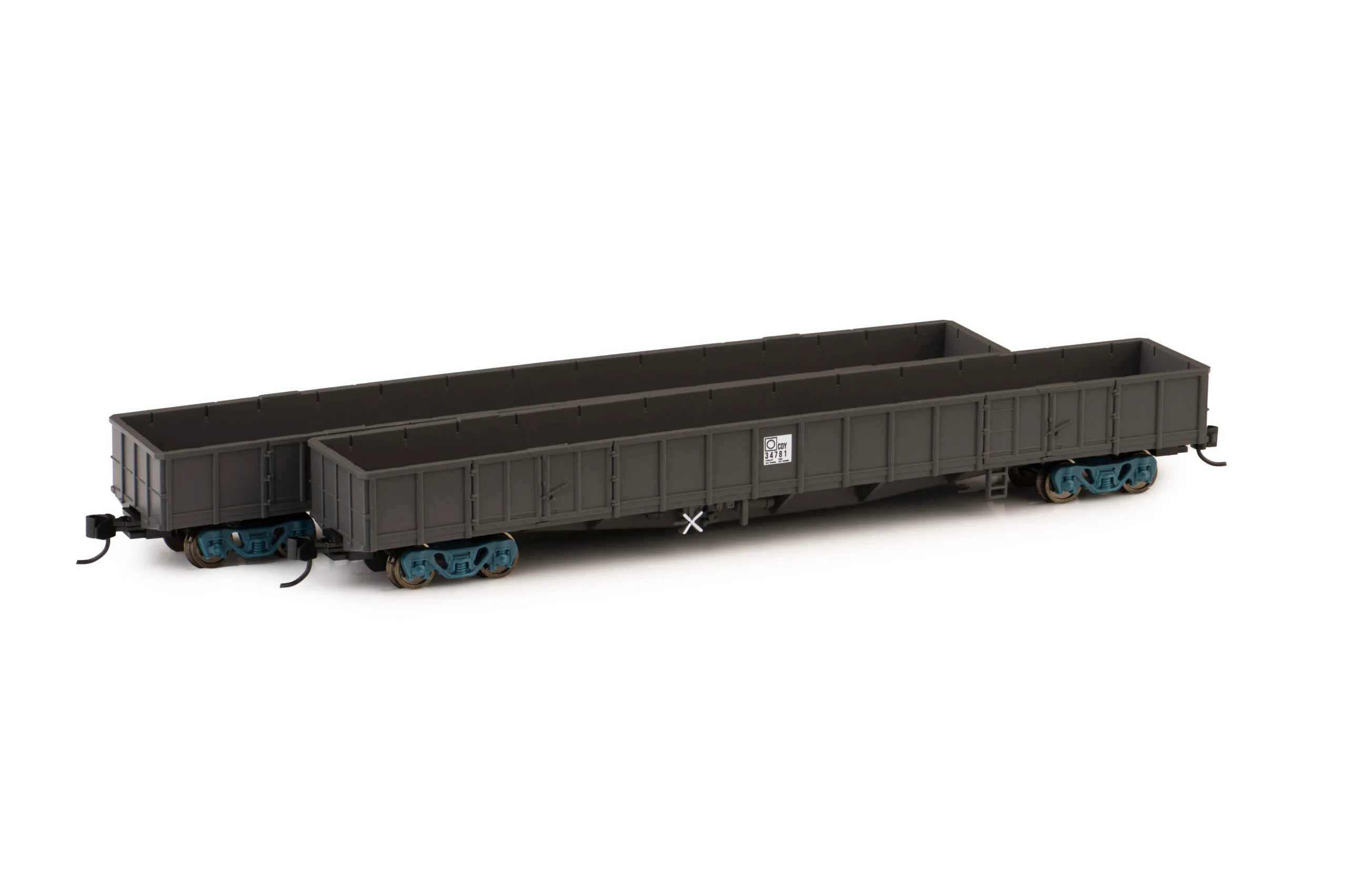 Buckambool Models CDY Open Wagon PTC Black with no logos 2 pack N Scale