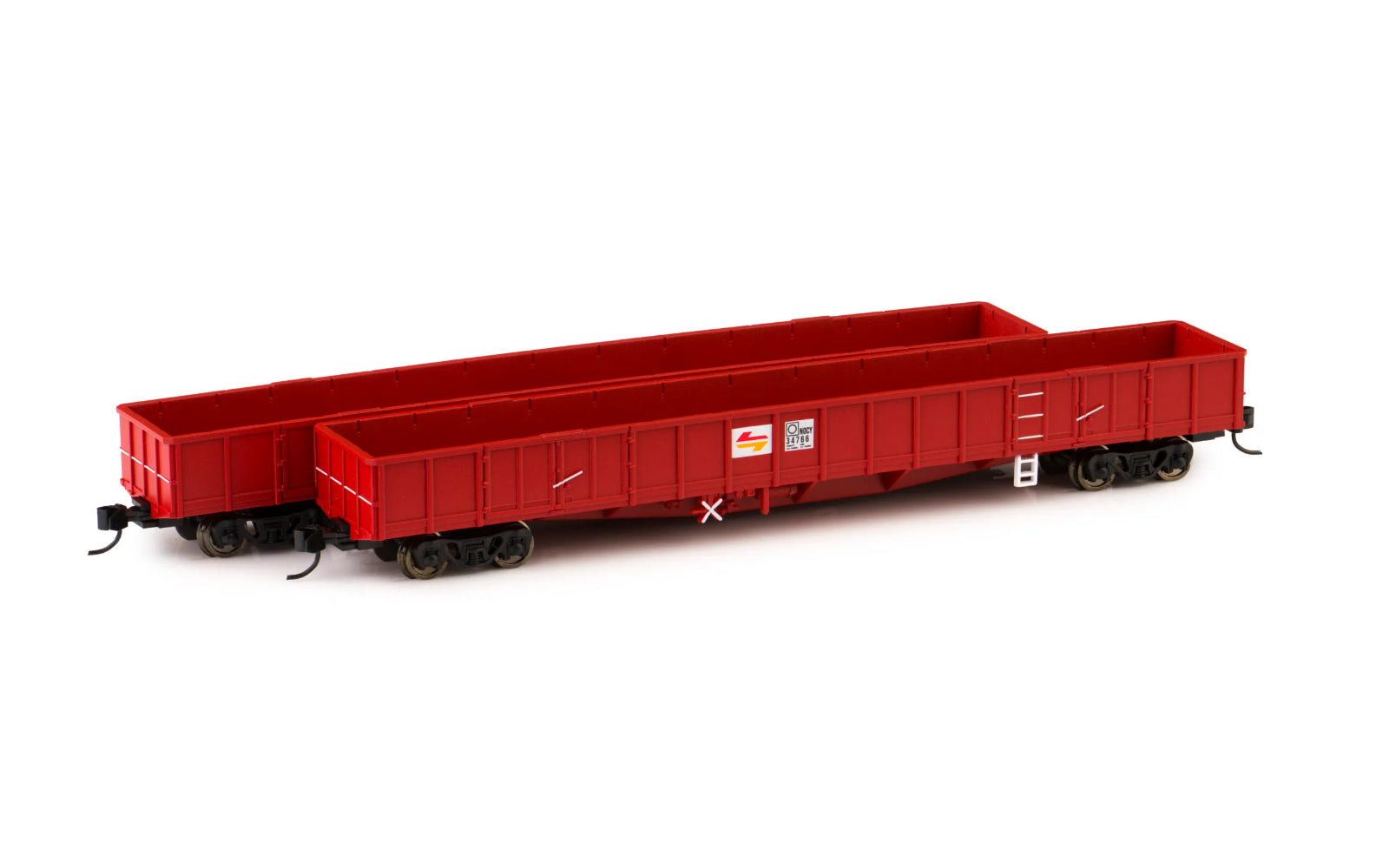 Buckambool Models NOCY Open Wagon SRA Red with Candy L7 V2 2 pack N Scale