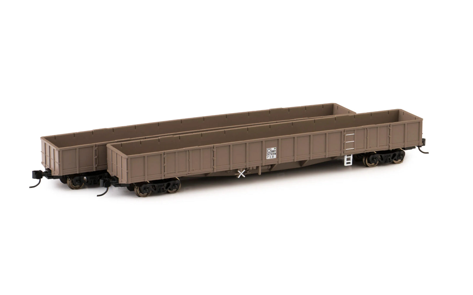 Buckambool Models 130-Q ROCY Open Wagon National Rail Road Grime 2 pack N Scale