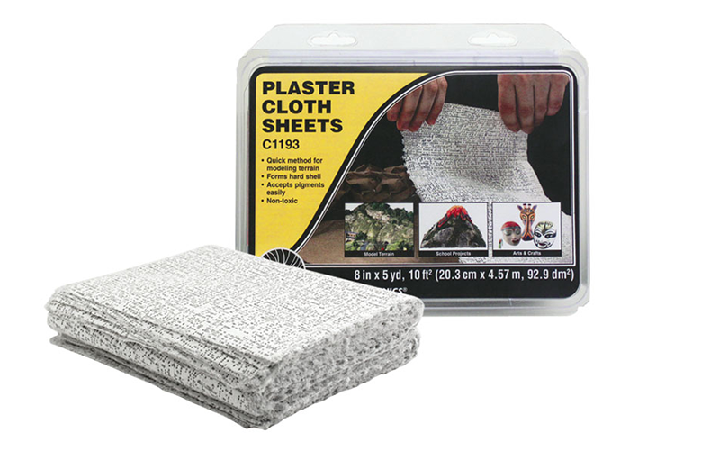 Woodland Scenics C1193 Plaster Cloth Sheets