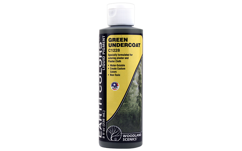 Woodland Scenics C1228 Liquid Pigment Earth Colors Green Undercoat