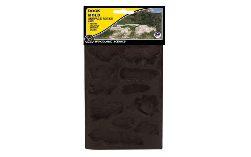 Woodland Scenics C1231 Rock Mold Surface Rocks