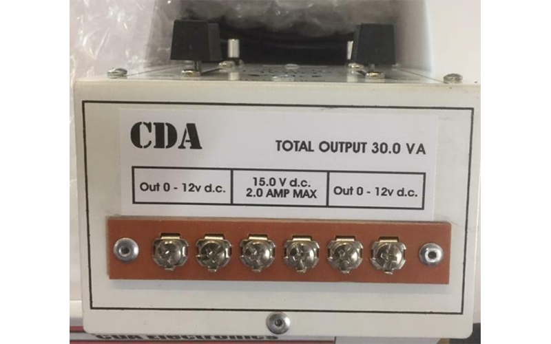 CDA Electronics #266 Dual Train Controller / Throttle Power Pack DC Transformer