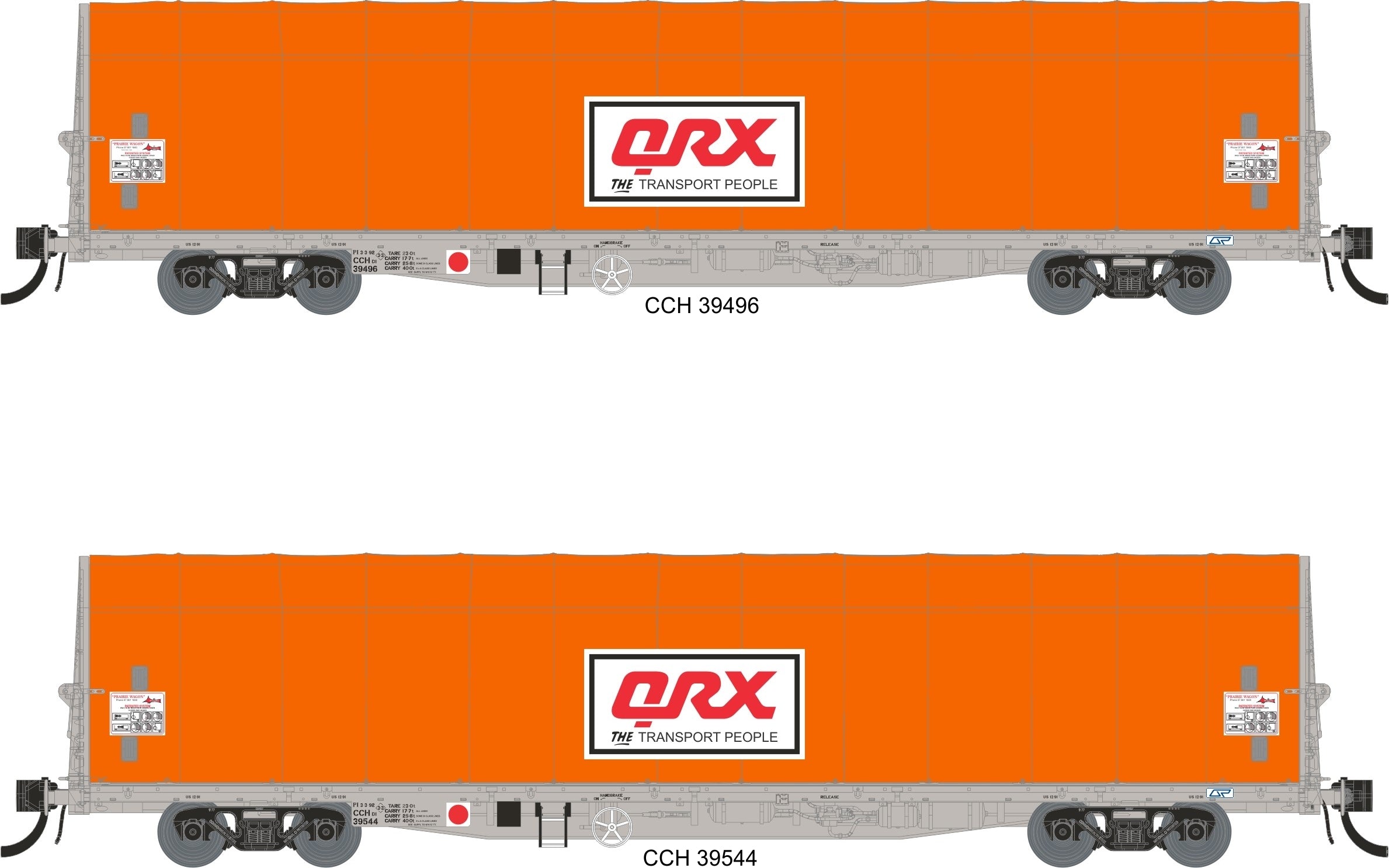 CGL Models CCH / CCHP Prairie Wagon Pack 2 HO Scale