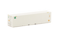 Auscision CON-150 40' Container Intermodal Solutions White V3 Small Side Logo Twin Pack HO Scale
