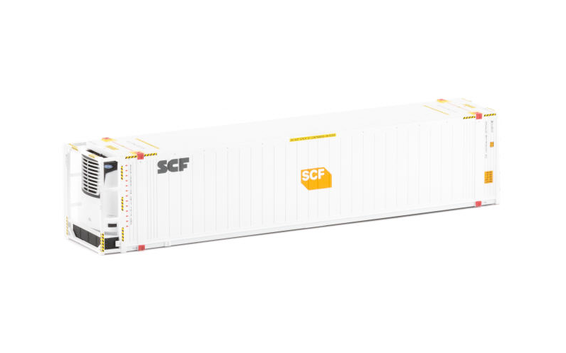 Auscision CON-90 46'6" Reefer Container SCF V2 Small Logo Twin Pack HO Scale
