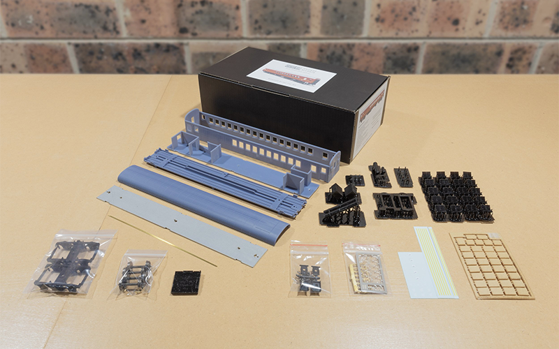 Ctrl P Railway Models RDH2233 Buffet Car Kit HO Scale