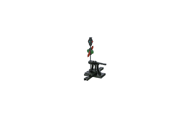Caboose Industries 204S High-Level Switch Stand Sprung .190" Travel w/Selectable End Fittings Paintable Lantern & Targets Kit HO Scale
