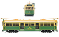 Cooee Classics W6 Melbourne Tram #975 'The Met' OO Scale