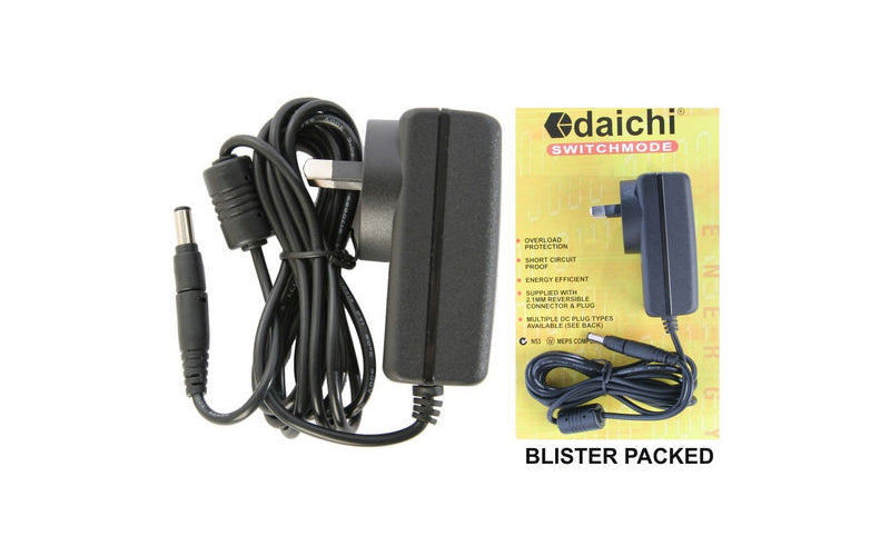 Daichi 14 Volt 2A Switch-Mode Power Supply PLUG 2.1mm DC