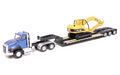 Diecast Masters CAT® 84415 CAT® CT660 Day Cab Tractor with Lowboy Trailer and CAT® 315C L Hydraulic Excavator HO Scale