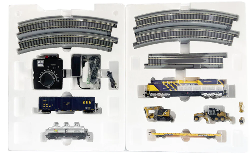Diecast Masters CAT® 87001 Caterpillar Progress Rail Train Set HO Scale