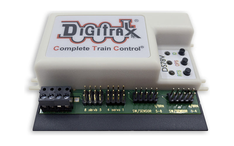 Digitrax DS78V Eight Servo LocoNet Stationary & Accessory Decoder