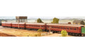Eureka Models NSWGR 4 Car NCR Set Indian Red Weathered HO Scale