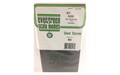 Evergreen Scale Models 9517 Black .080" Thick (2.0mm) 1 Sheet UV Resistant Polystyrene Sheet