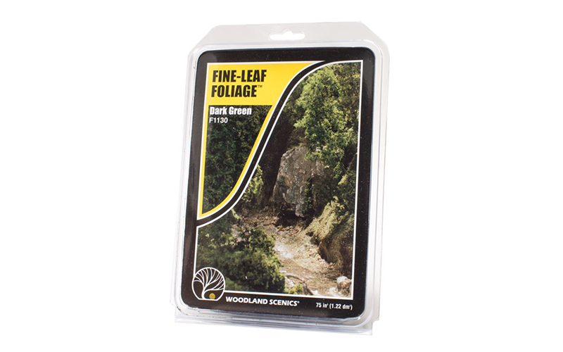 Woodland Scenics F1130 Fine-Leaf Foliage Dark Green