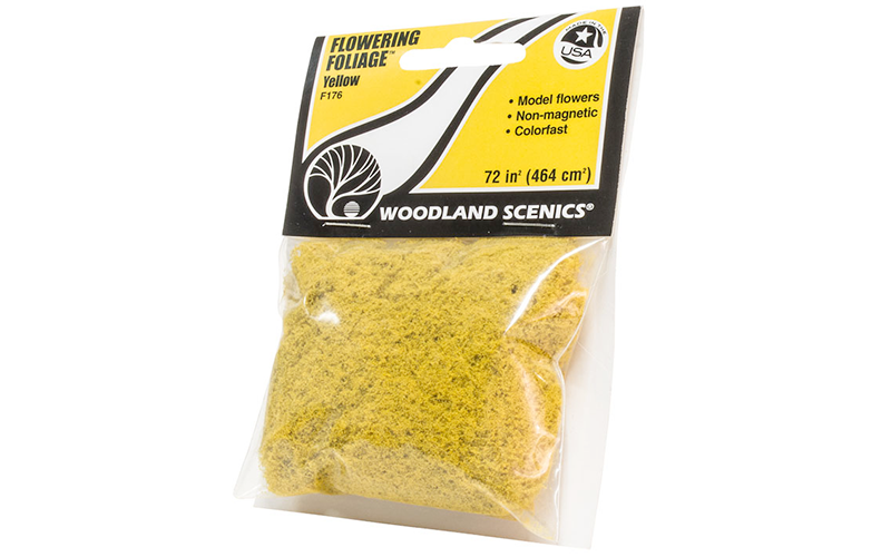 Woodland Scenics F176 Flowering Foliage Yellow