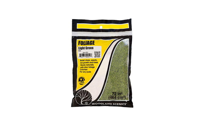Woodland Scenics F51 Foliage Light Green