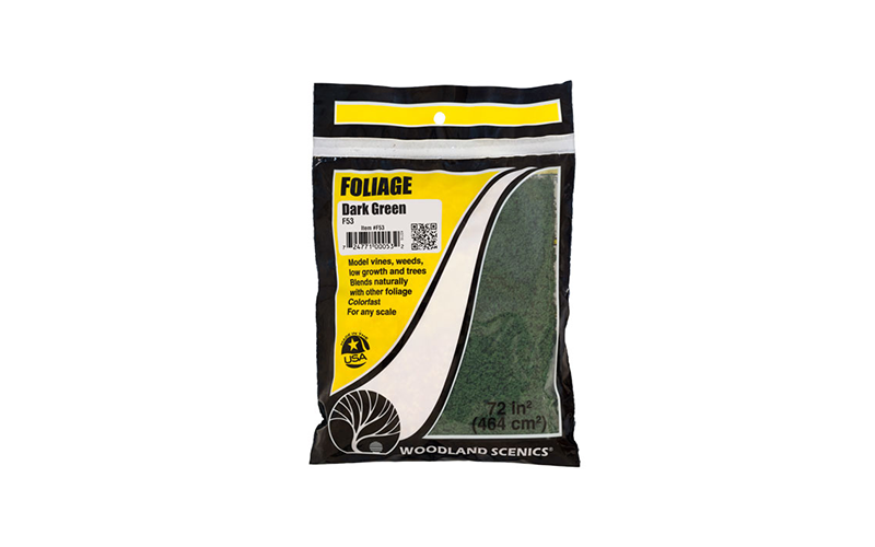 Woodland Scenics F53 Foliage Dark Green