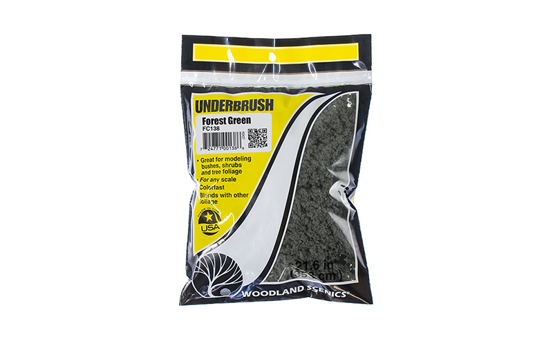 Woodland Scenics FC138 Underbrush Forest Green