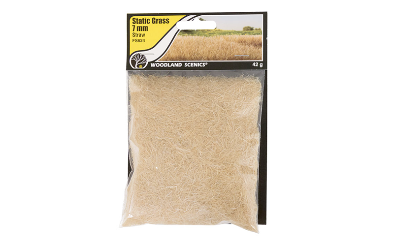 Woodland Scenics FS624 Static Grass Straw 7mm