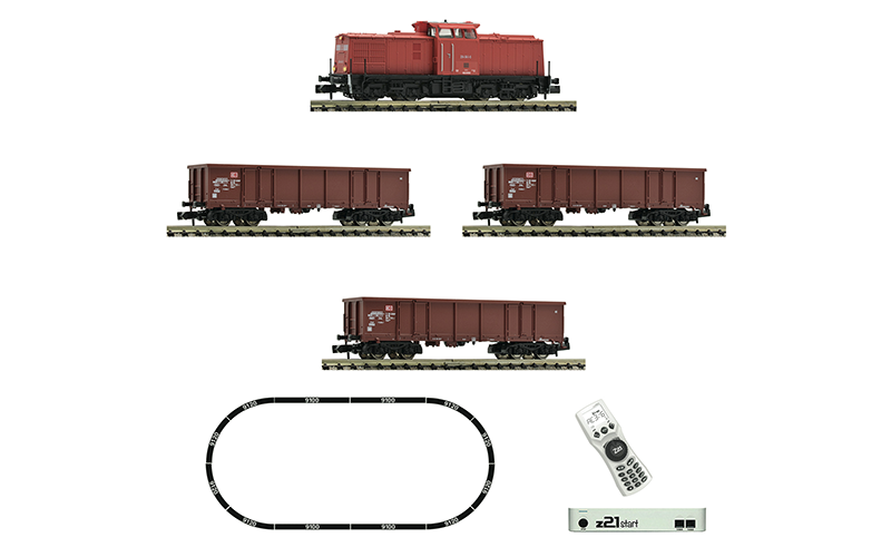 Fleischmann 5170005 z21 Start Digital Set: Diesel Locomotive Class 204 with Goods Train DB AG N Scale