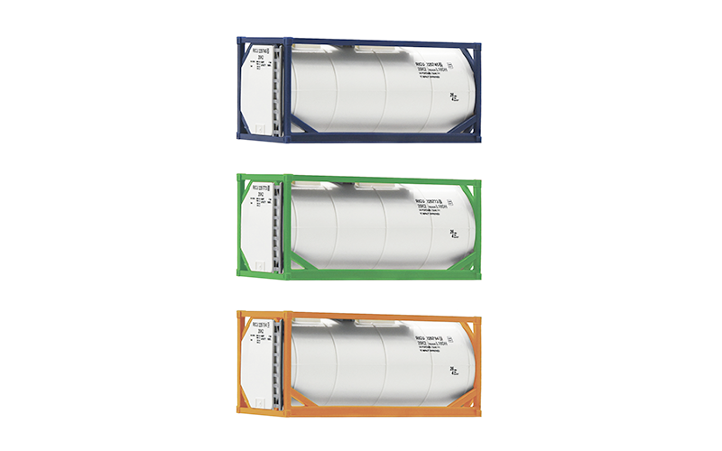 Fleischmann 910120 3 Piece Set: 20’ Tank Containers N Scale