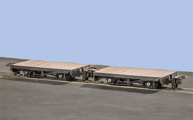 Peco Great Little Trains GR-300 4 Wheel Flat Wagon OO9 Scale
