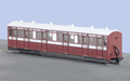 Peco Great Little Trains GR-400A Composite Coach Lynton and Barnstaple Livery No 5 OO9 Scale