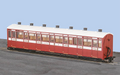 Peco Great Little Trains GR-440A All 3rd Coach Lynton and Barnstaple Livery No 11 OO9 Scale