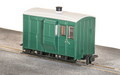 Peco Great Little Trains GR-530UG Glyn Valley Tramway Brake Coach Green Unlettered OO9 Scale