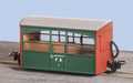 Peco Great Little Trains GR-562 Bug Box Coach Colonel Stephens Livery Zoo Car OO9 Scale