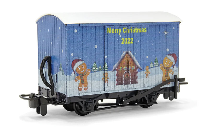 Peco Great Little Trains GR-907 L&B Box Van Christmas 2022 OO9 Scale