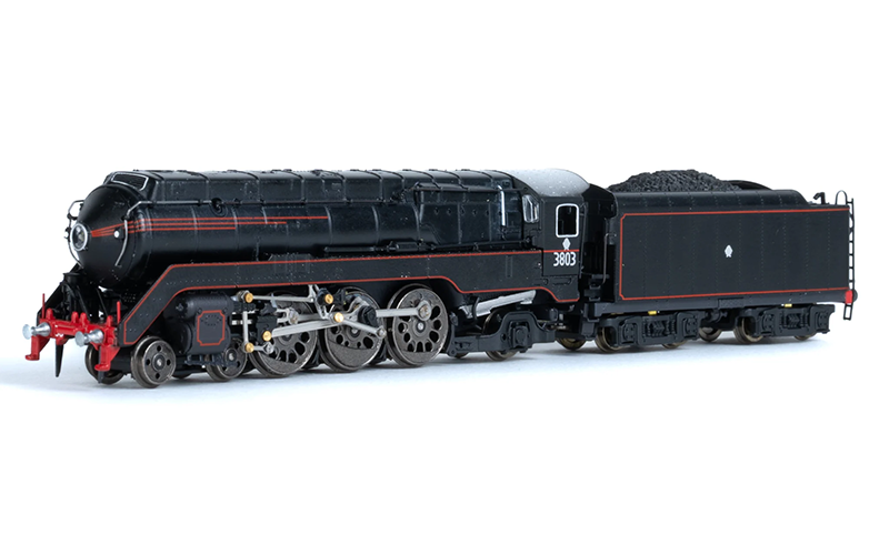 Gopher Models C38 Class Loco NSWGR 3804 Streamliner (Black) N Scale