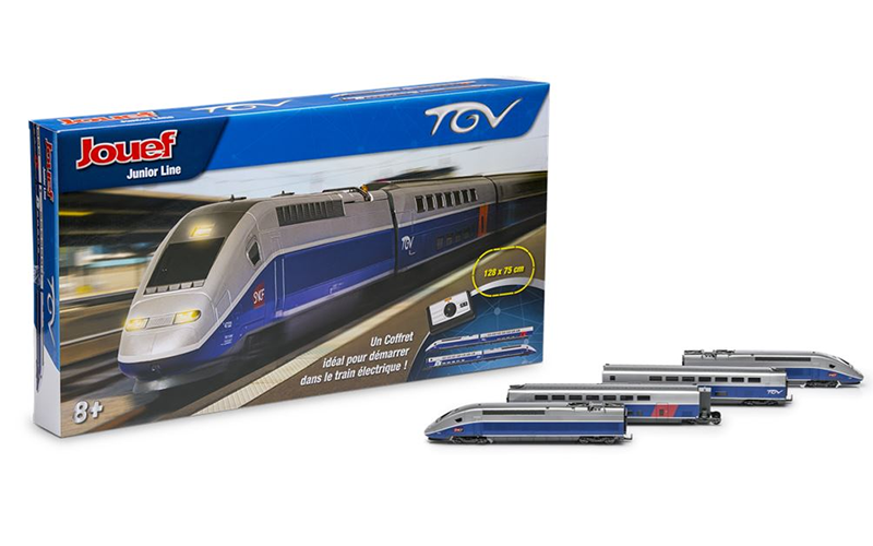 Jouef HJ1061 Jouef SNCF TGV Duplex Electric Train Set HO Scale