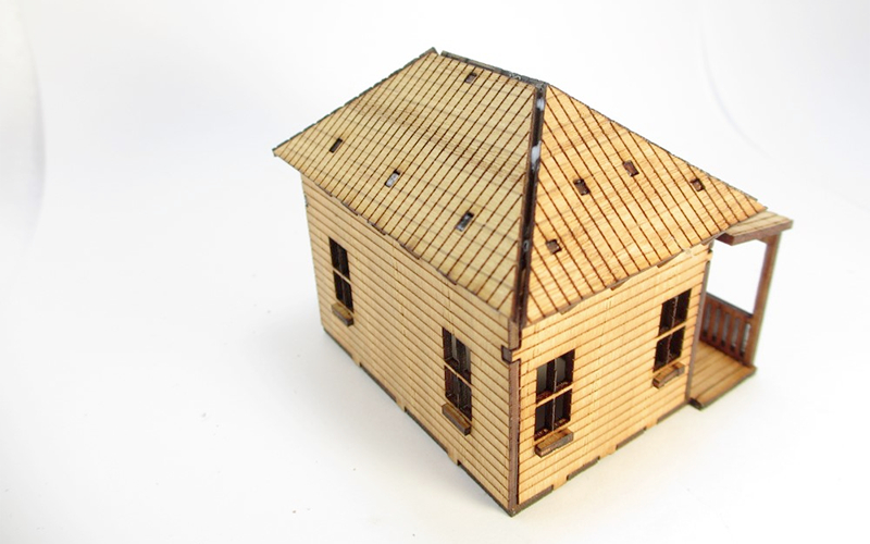 Micro Buildings NN00301 Miners Cottage N Scale