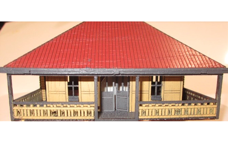 Micro Buildings HO00304 Queenslander Homestead Early 1900s Style HO Scale