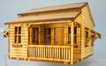Micro Buildings HO00305 Workers Cottage Late 1800s Style HO Scale