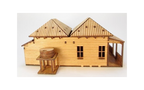 Micro Buildings HO00302 Double Miners Cottage HO Scale