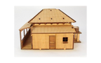 Micro Buildings HO00302 Double Miners Cottage HO Scale
