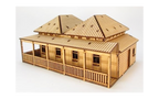 Micro Buildings HO00302 Double Miners Cottage HO Scale