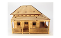 Micro Buildings HO00302 Double Miners Cottage HO Scale